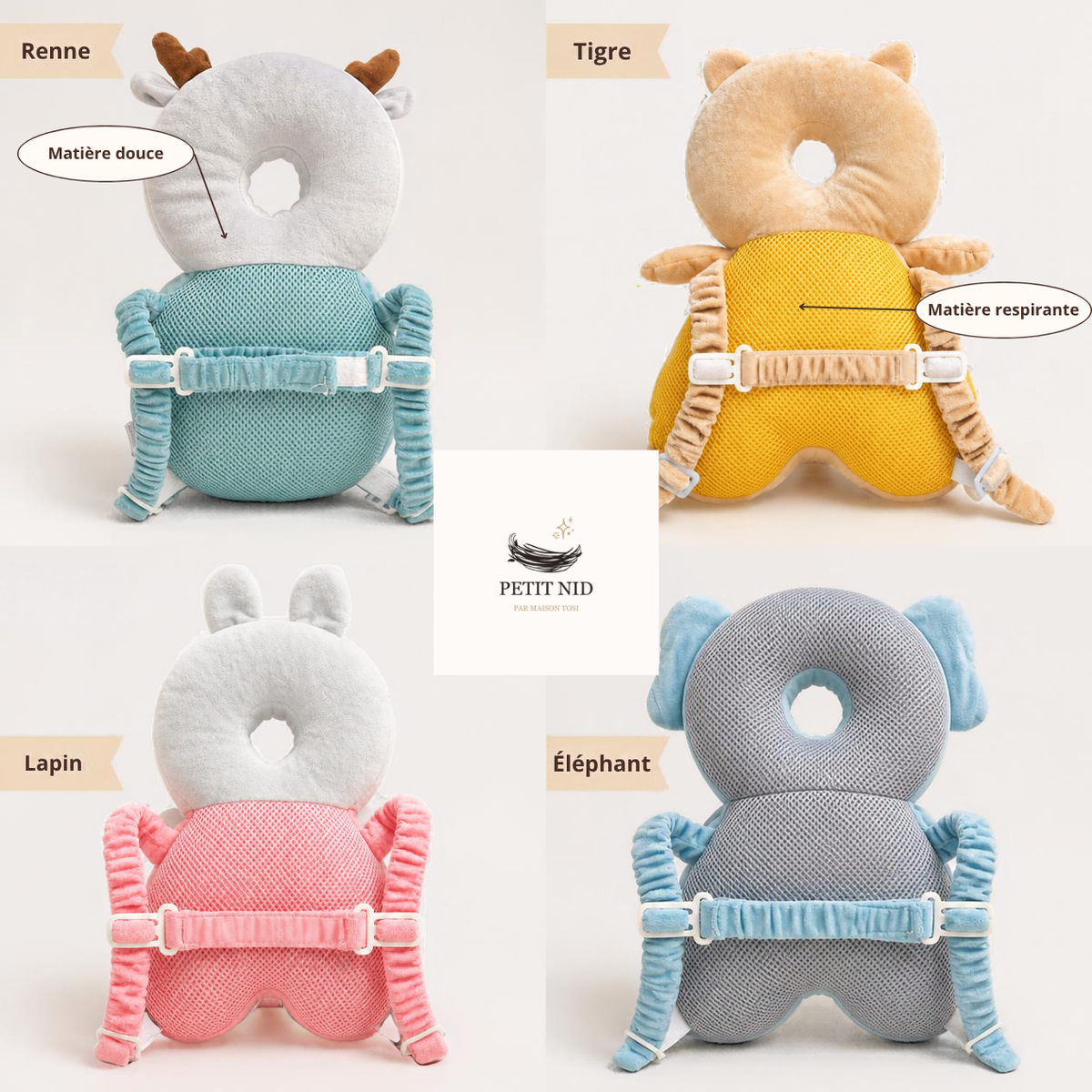 Coussin anti-chutes pour tout-petits